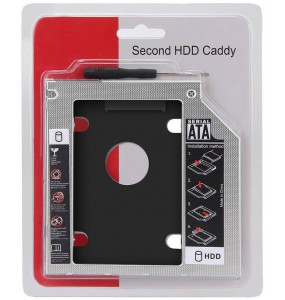 Θήκη σκληρού δίσκου για DVDROM LAPTOP HDD & SSD 2.5" 12,7mm PT-242 HDD Caddy Sata 2.5" + ΔΩΡΟ ΚΑΤΣΑΒΙΔΙ